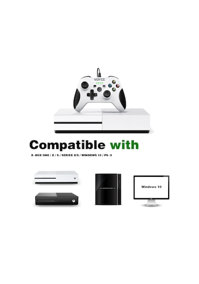 Voyee Yükseltilmiş Joystick Kablolu Oyun Kolu