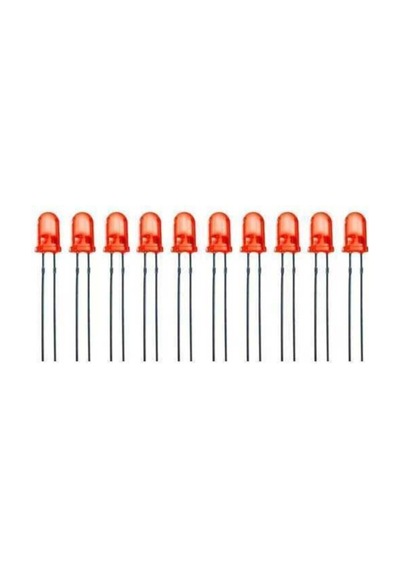 20 Adet 5mm Kırmızı Led Rodevino