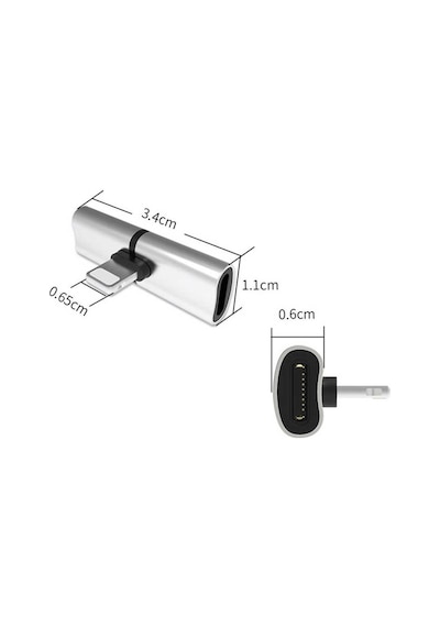 Apple Uyumlu iPhone  Lighting Kare Giriş Kulaklık Ve Şarj Çoklama Başlık Adaptör
