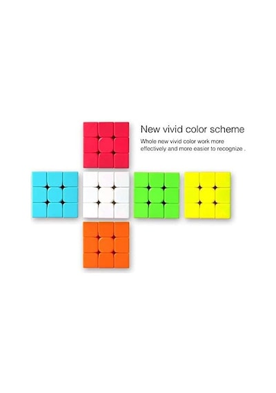 Rubik Zeka Sabır Küpü Neon Renkler 3 X 3 X 3