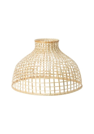 Ikea Gottorp Sarkıt Lamba Abajur Başlığı, Bambu, 55x37 Cm Bambu / Kumbeji