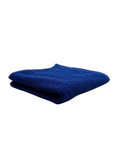 Kuaförler İçin Yüksek Emici A Kalite Baş Havlusu 90x50 Cm Mavi Siyah