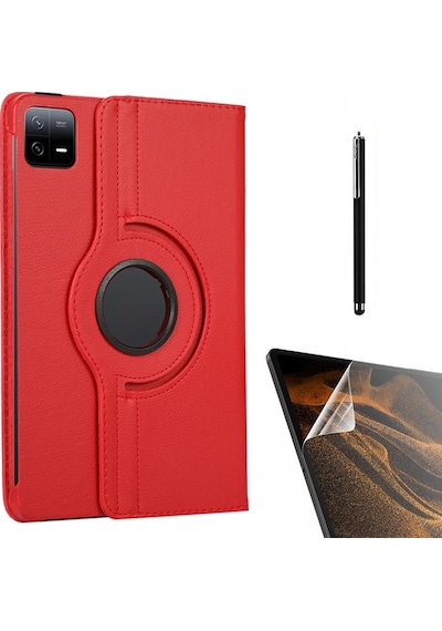 Xiaomi Mi Pad 6 Pro Kılıf Kapaklı Standlı 360 Dönebilen Koruma Dn22 Nano Kalem