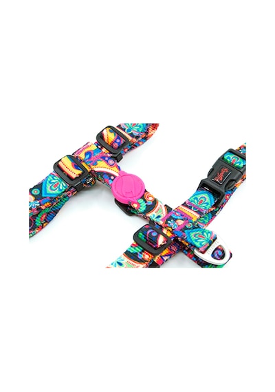 Paisley H-tipi Göğüs Tasması Ayarlanabilir, Konforlu Ve Dayanıklı Desenli Köpek Tasması XS