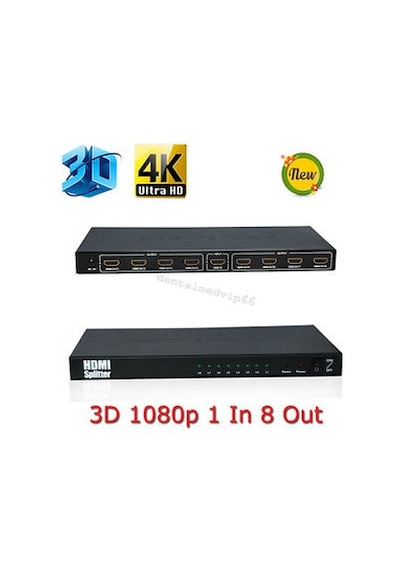 Kafelere Uygun Maç Tv Çoklama 8Li Hd Spliter