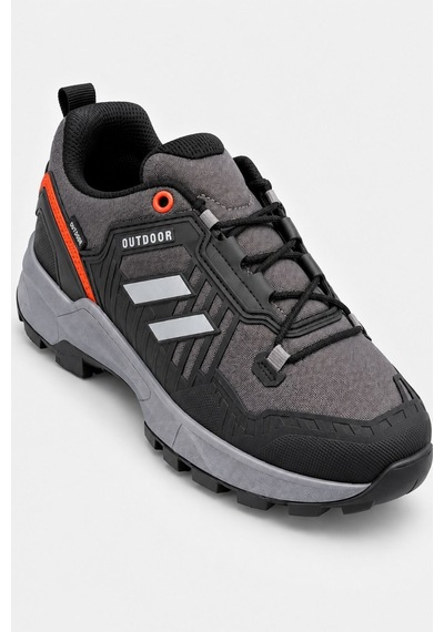 Muggo Torvex Kalın Taban Bağcıklı Kışlık Unisex Outdoor Trekking Bot Füme