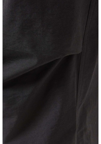 Acne Studios Relaxed Drawstring Pantolon - %63 Pamuk %37 Keten Karışımı Rahat Ve Şık Siyah