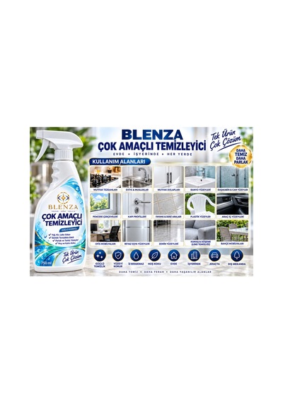 Çok Amaçlı Yüzey Temizleyici Sprey Yağ Ve Kir Leke Çıkarıcı Diğer