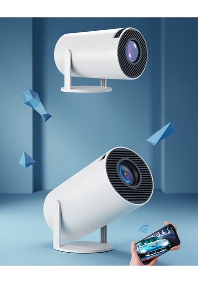 Taşınabilir Mini Projektör 720p Android 11.0 Hdmı Usb Wi-fi Ses Çıkışı