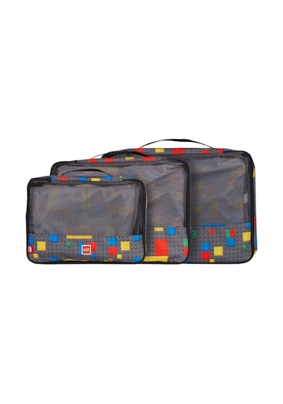 20368-2607 3 Parça Seyahat Düzenleyici Seti - Renkli Lego Yapım Parçası