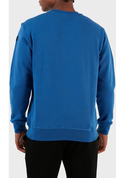 Paul & Shark Erkek Sweat 12311833 402 Saks Saks Mavi