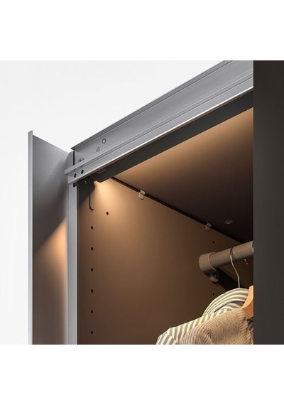 Ikea Översıdan Led'li Sensörlü Dolap Aydınlatması, Koyu Gri, 96 Cm