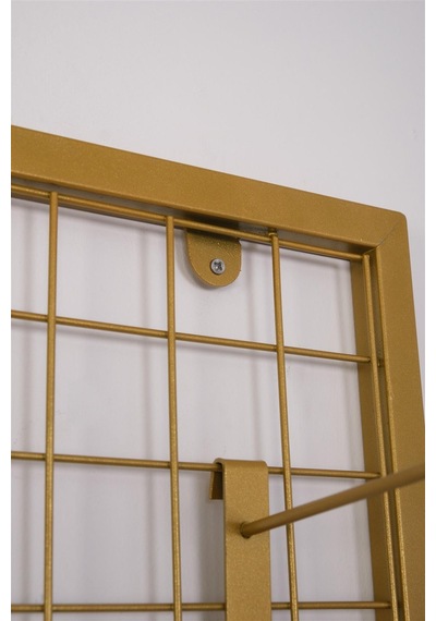 Sık Telli Tel Raf Gold Boyalı Renkli
