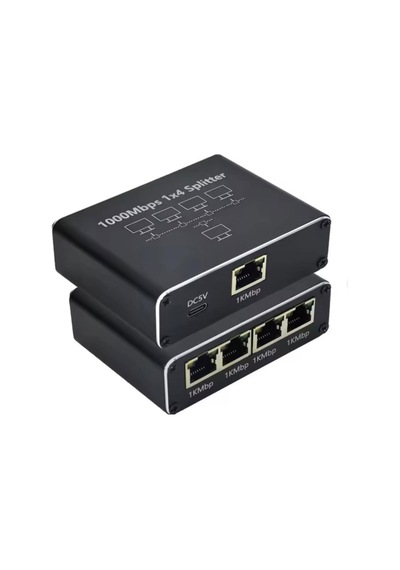 Zr889 Rj45 1to4 Gigabit Splitter