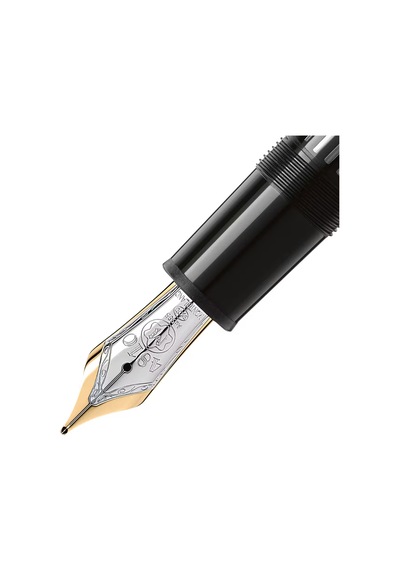 Montblanc Meisterstück Altın Kaplama Dolma Kalem 132458 Siyah