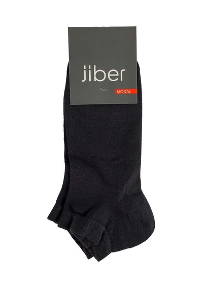 Jiber Erkek Modal Likaralı Patik Çorap 6100 - 6 Adet Füme