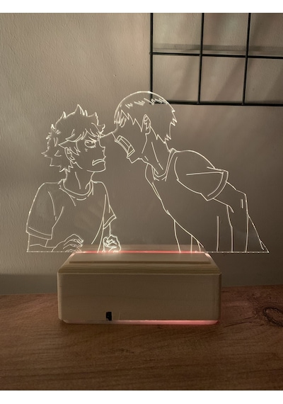 Kageyama & Hinata 16 Renk Gece Lambası