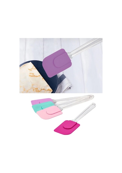 Ckm Silikon Plastik Saplı Silikon Spatula Mutfakta En Çok Kullanılan Kırmızı Genel