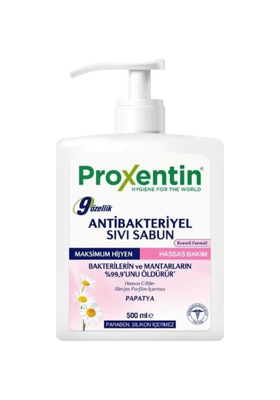 Proxentin Hassas Bakım Papatya Özlü Antibakteriyel Sıvı Sabun 500 ML