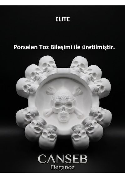 Kuru Kafa Küllük Dekoratif 11cm - Gotik Tarzı - Rock Tarzı - Skull 64087642