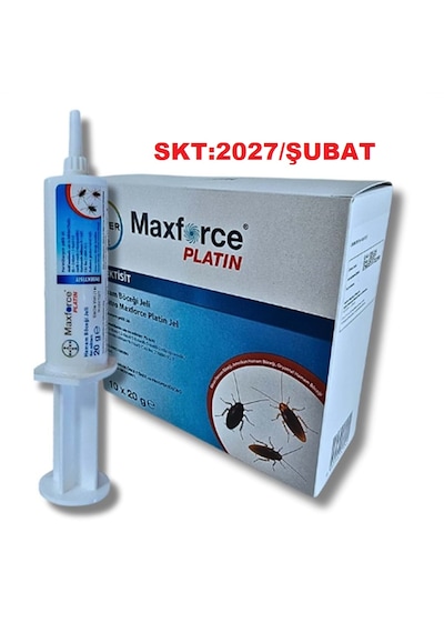 Maxforce Platin Hamamböceği Ve Kalorifer Böceği Jeli Kokusuz 20gr. 1 Adet Şubat/2027