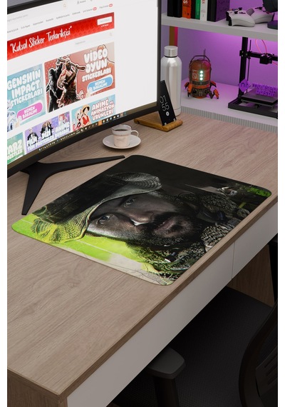 Call Of Duty Kaymaz Dikişli Kauçuk Oyuncu Mousepad V5 - 48x40 Xl Gaming Mouse Pad Fare Altlığı