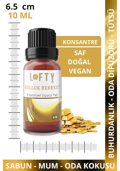 Lofty Set Uçucu Yağ Buhurdanlık Esansı Oda Kokusu 10 x 10 ML