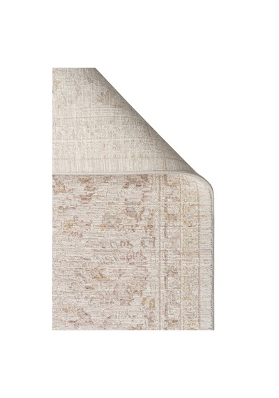 Eko Halı Mahal Mood 02 Beige Cream Polyester Akrilik Klasik Desenli Premium Salon Halısı Bej