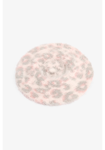 Penti Pembe Kız Çocuk Leopar Desenli Bere