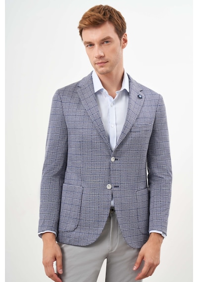 Morven Erkek Mavi Örme Slim Fit Torba Cep Mono Yaka Spor Ceket 24ms002011300 Mavi Morven Erkek Mavi Örme Slim Fit Torba Cep Mono Yaka Spor Ceket 24ms002011300 Mavi