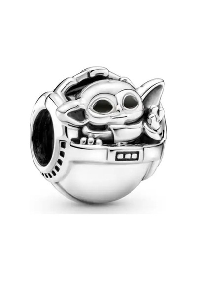 Baby Yoda Charm Star Wars Gümüş Kaplama