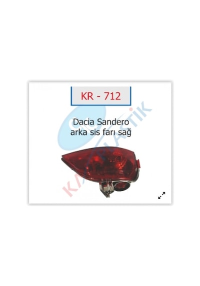 Gld-spt- Arka Sis Far Lambası Sağ Symbol-mgn 4-sandero Joy Model