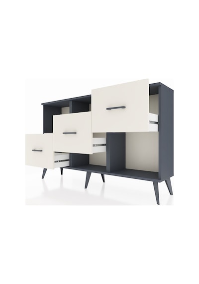 Arges Konsol 2 Raflı 3 Çekmeceli 132x30x83 Antrasit-aytaşı/aytaşı Aytaşı/aytaşı Arges Konsol 2 Raflı 3 Çekmeceli 132x30x83 Antrasit-aytaşı/aytaşı Aytaşı/aytaşı
