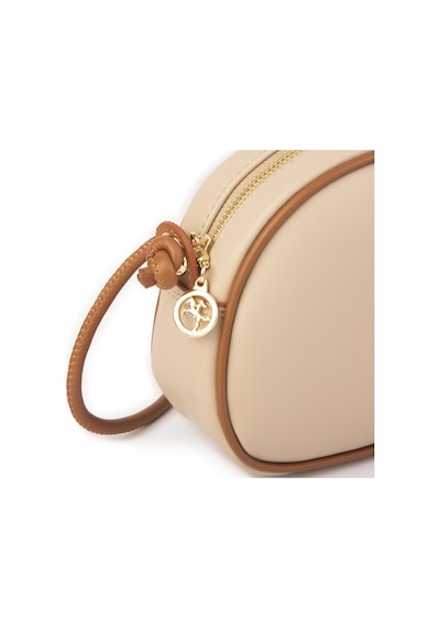 Nas Bag Kadın Mini Çapraz Çanta Kum Taba Luna 21x16x8 Cm Taba