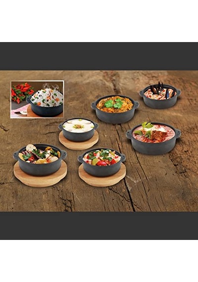 Pişirme Kabı, Lv Eco Gv 11, Yuvarlak Güveç, Çap 11 Cm, Dökme Demir, Siyah Diğer