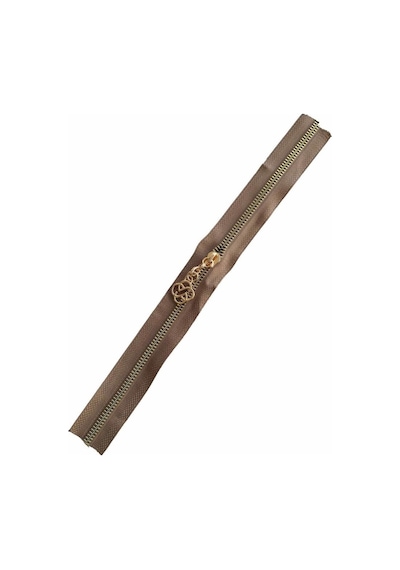 Angel Çanta Aksesuar Başlıklı Fermuar 30 Cm Light Gold Metal Vizon