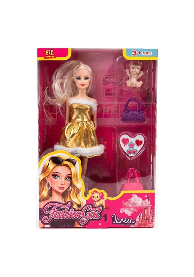 Nzm-616 Fashıon Gırl Set Oyuncak Manken Bebek Standart