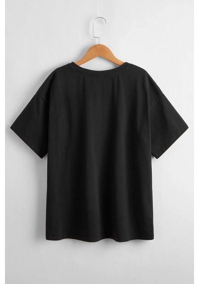 Uyguntarz Çocuk Green Dragon Pamuklu Tshirt Siyah