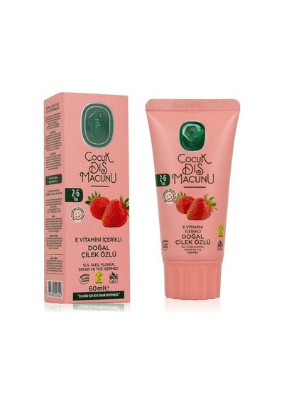 Çocuk Diş Macunu 60 Ml Çilek Renkli