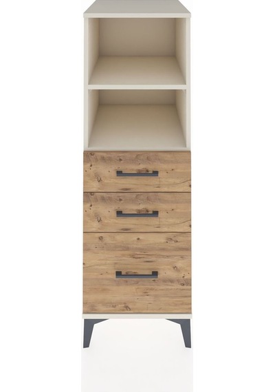 Kronos Dolap 2 Raflı 3 Çekmeceli 44x59x134 Aytaşı-çam Aytası