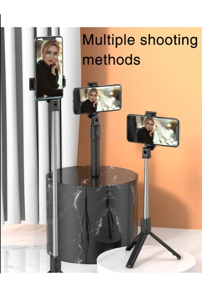 Tripod L02 4 In 1 Bluetooth Kumandalı Tripod Selfie Çubuğu