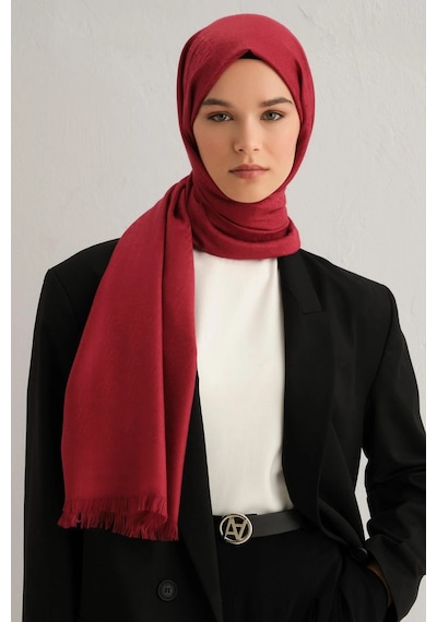 Armine Formal Logo Viscon Şal 2 Bordo