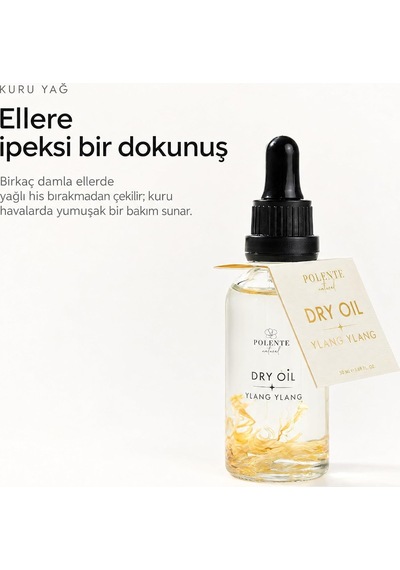 Ylang Ylang Dry Oil, Çok Amaçlı Kuru Yağ, 50 Ml 0.3 ML