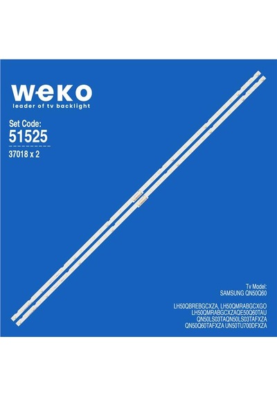 Samsung Uyumlu Qe50q60tau 50'' 2 Adet Tv Led Bar Tvnizi Açıp İçindeki Led Barla Birebir Aynısı Olduğunu Görmeden Almayınız. Sonrasında İade Almamaktayız.