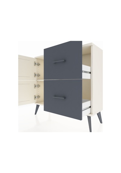 Arges Şifonyer Tek Raflı 2 Çekmeceli 2 Kapaklı 88x30x80 Aytaşı-aytaşı/antrasit Aytaşı/antrasit Arges Şifonyer Tek Raflı 2 Çekmeceli 2 Kapaklı 88x30x80 Aytaşı-aytaşı/antrasit Aytaşı/antrasit