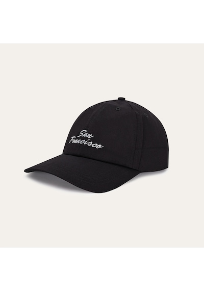 Mudo Kadın Kadın Siyah Nakışlı Cap Şapka 1255584