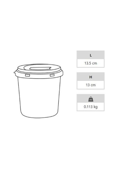Enfekte Tıbbi Atık Kovası - 1.3 Lt Belirtilmemiş