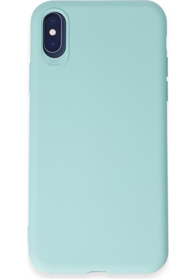 Newface - 570 - Apple iPhone Uyumlu X Kılıf First Silikon - Csmo-tex - - Turkuaz