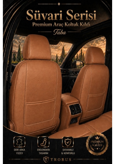 Geely Emgrand 2010-2012 Uyumlu Süvari Serisi Taba Oto Koltuk Kılıfı