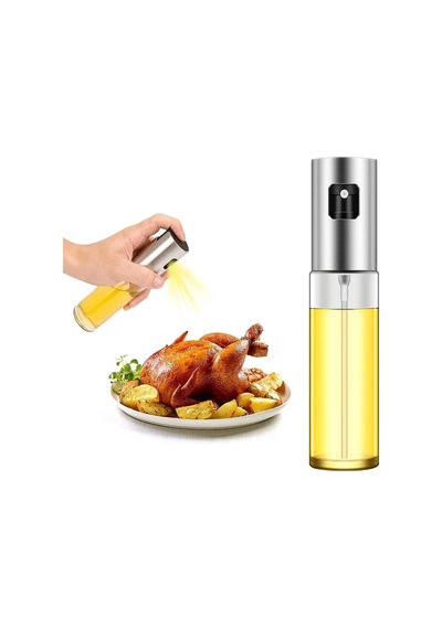 Sprey Cam Şişe Zeytinyağı Sirke Yağ Püskürtücü Yağdanlık 100 Ml Beyaz Diğer